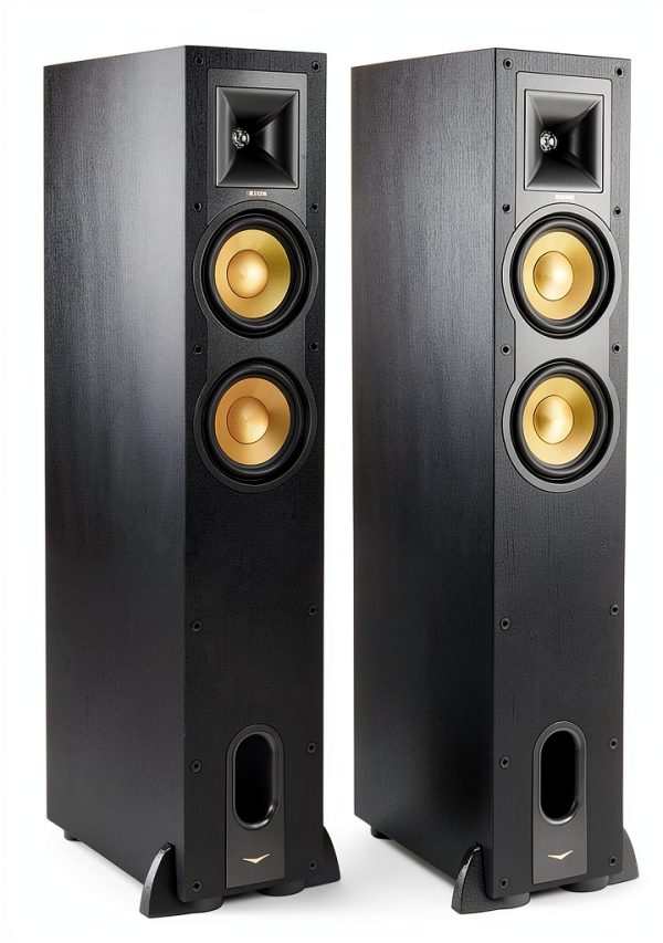 Klipsch R-26FA Floorstanding Speakers Home Theater Bundle-3