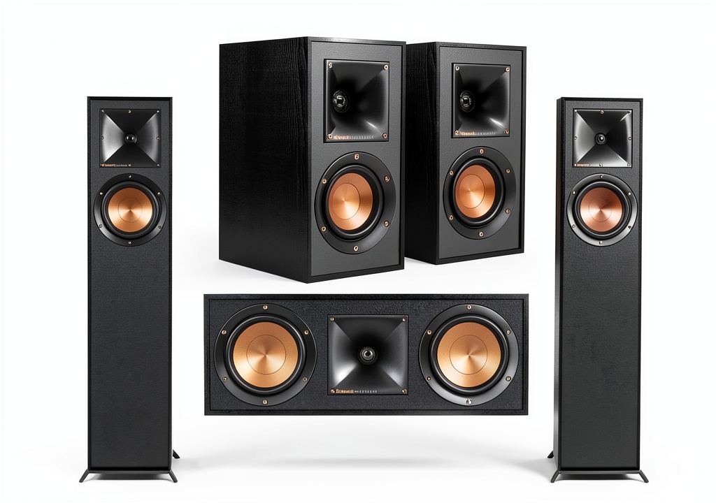 Klipsch R-610F 5.0 Home Theater Pack speakers