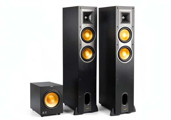 Klipsch R-26FA Floorstanding Speakers Home Theater Bundle-0