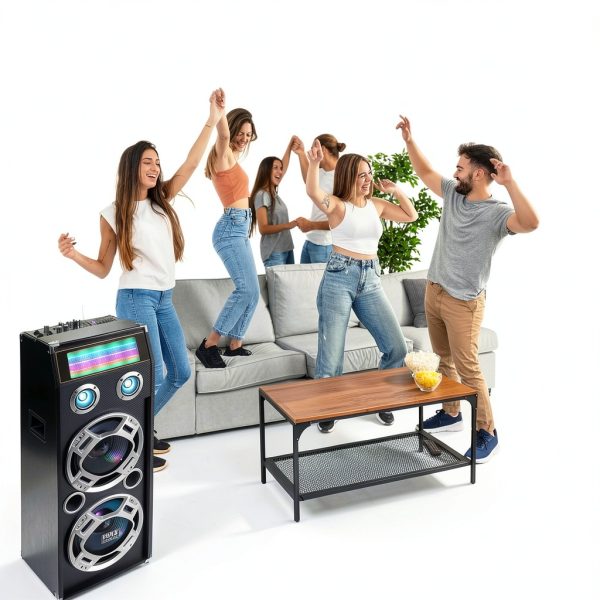 Sound Around Floor Standing Speakers Active PA Amplifier-7
