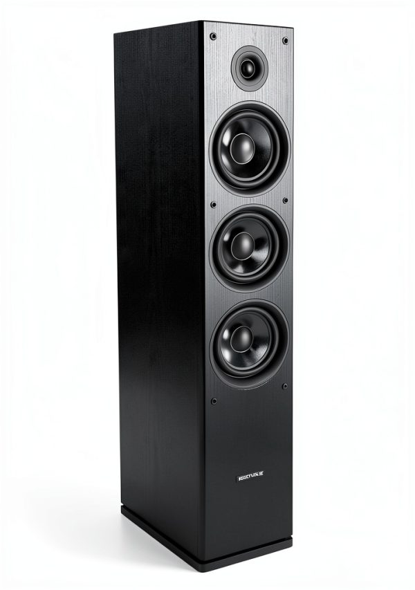Rockville Floorstanding Speakers Black Grain-5