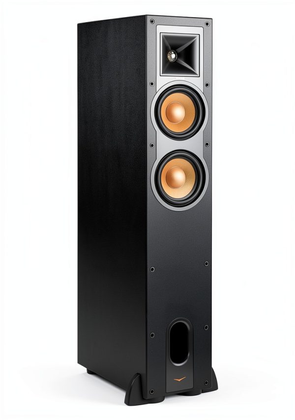 Klipsch Reference R-26FA Tower Speakers Black-1