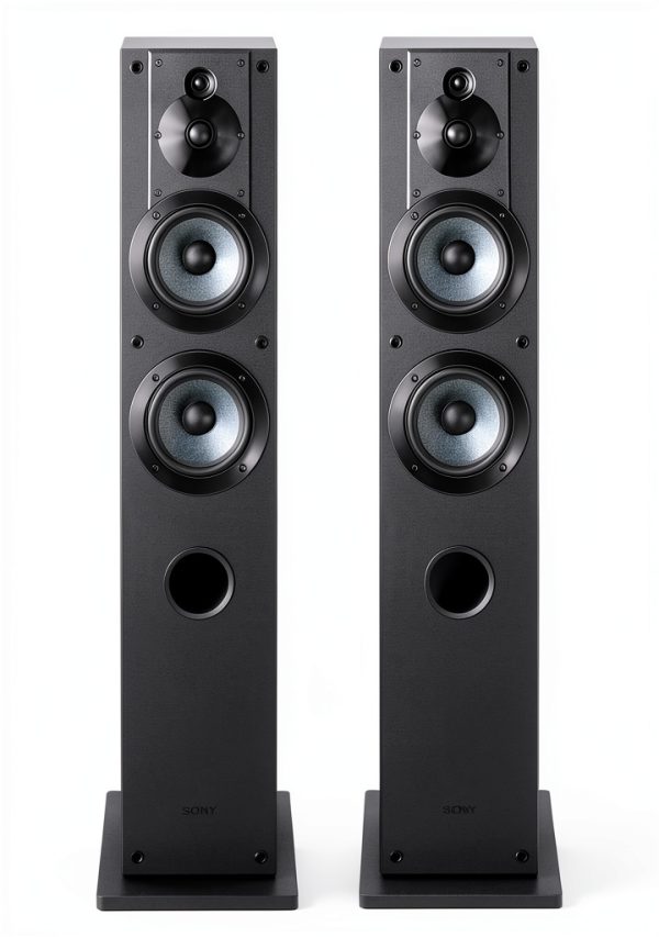 Sony SSCS3 Floor Standing Speakers Wood Design-0