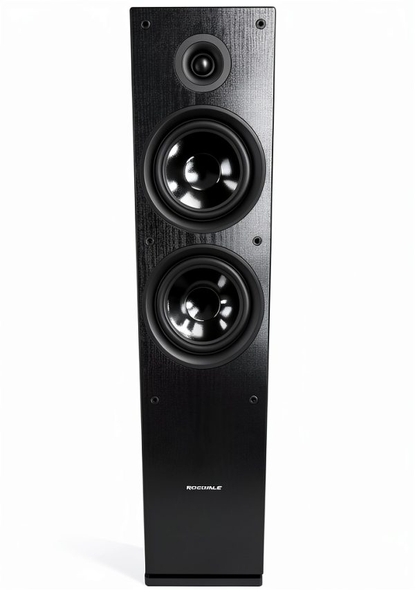 Rockville Floorstanding Speakers Black Grain-4