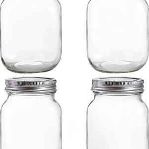 Ball Clear Glass Mason Jars 16oz Reusable Kitchen-0